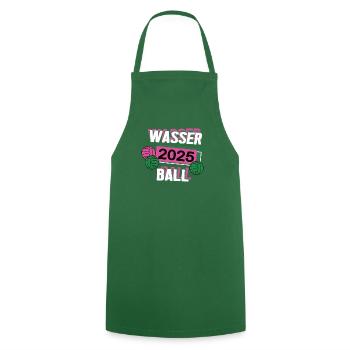 Wasserball 2025 Wasserballerin Wasserballspielerin - Kochschürze - Grün - Vorne - AI Model Male 185 dark (185cm)
