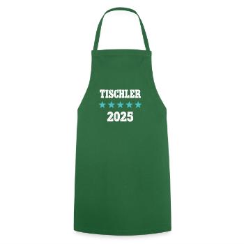 Tischler 2025 Ausbildung Meister Azubi Lehre - Kochschürze - Grün - Vorne - AI Model Male 185 dark (185cm)