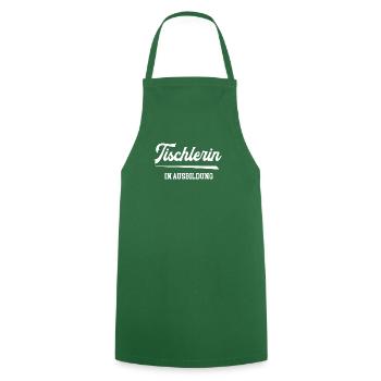 Tischlerin Ausbildung Lehre Geselle Tischlerlehre - Kochschürze - Grün - Vorne - AI Model Male 185 dark (185cm)