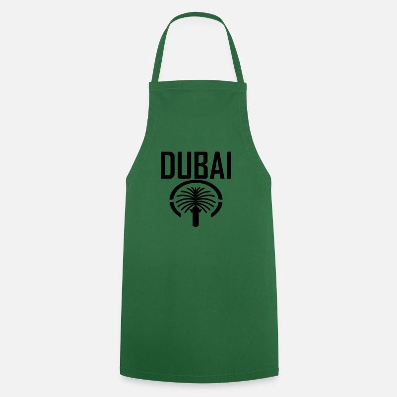 Dubai Palm - Kochschürze - Grün