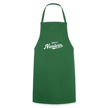 Endlich Meisterin Abschluss Ausbildung Meister - Kochschürze - Grün - Vorne - AI Model Male 185 dark (185cm)