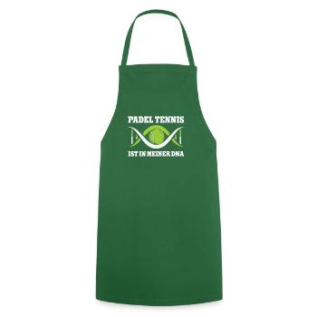 Padel Tennis Sport Padelspieler Padelfan Padeler - Kochschürze - Grün - Vorne - AI Model Male 185 dark (185cm)