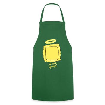 holy tourton - Cooking Apron - green - Front - AI Model Male 185 dark (185cm)