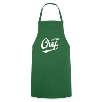 Lieblingschef bester Chef Lieblings Vorgesetzter - Kochschürze - Grün - Vorne - AI Model Male 185 dark (185cm)