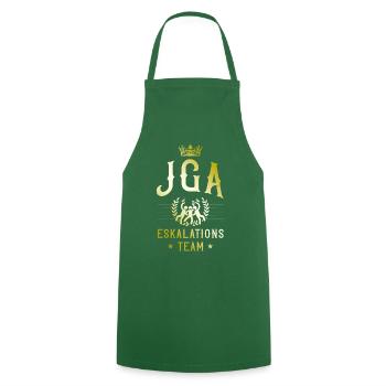 Jga Eskalation - Kochschürze - Grün - Vorne - AI Model Male 185 dark (185cm)