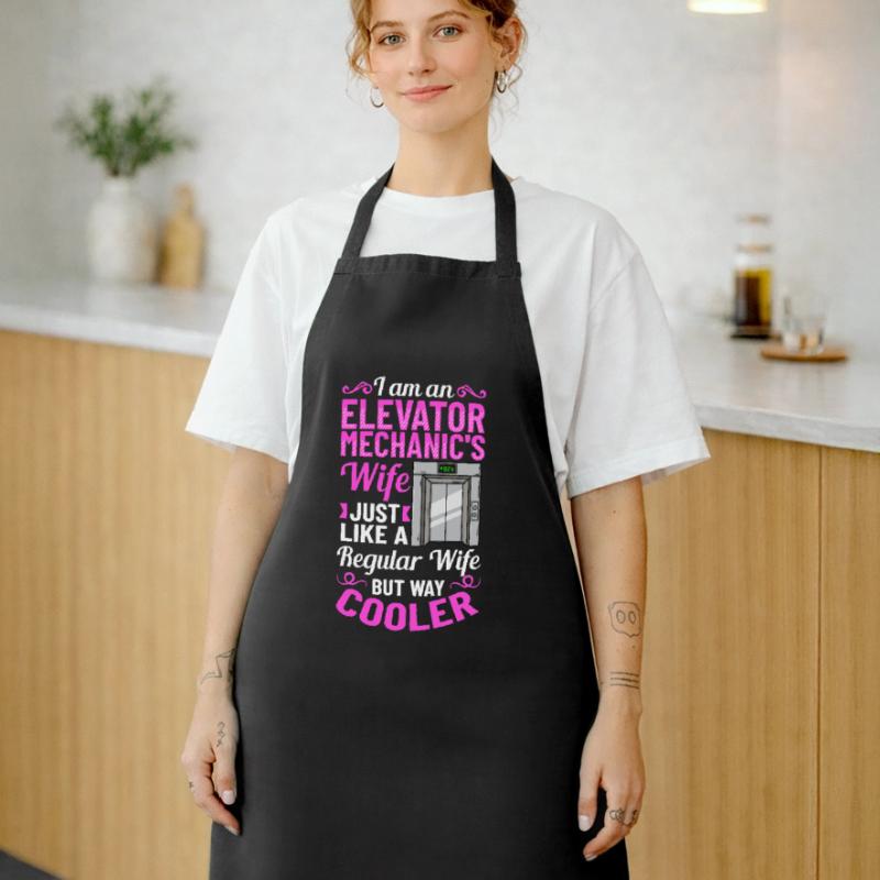 Elevator Elevator System Technician Woman Elevator Elevator Cooking Apron