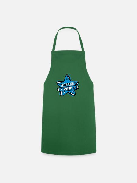 super papi - Tablier de cuisine - vert foncé