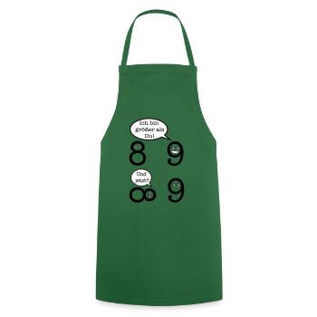 Mathematics Joke - Cooking Apron - green - Front - AI Model Male 185 dark (185cm)