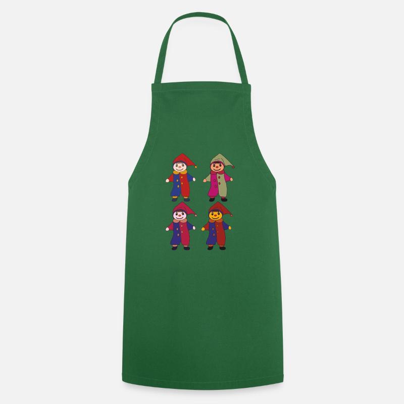 kasper in a four-pack - Cooking Apron - green