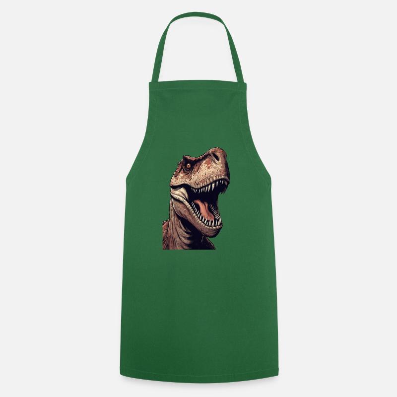 T-Rex - Cooking Apron - green