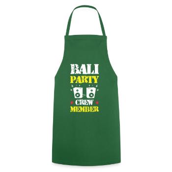 Équipage de la fête à Bali - Tablier de cuisine - vert foncé - Devant - AI Model Male 185 dark (185cm)