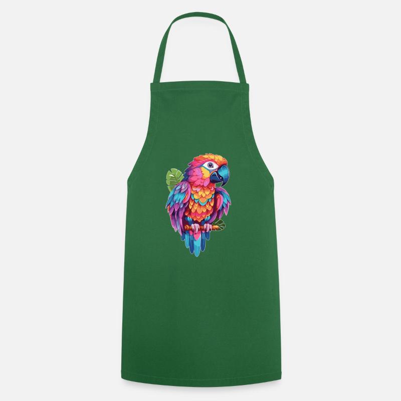 Parrot - Cooking Apron - green