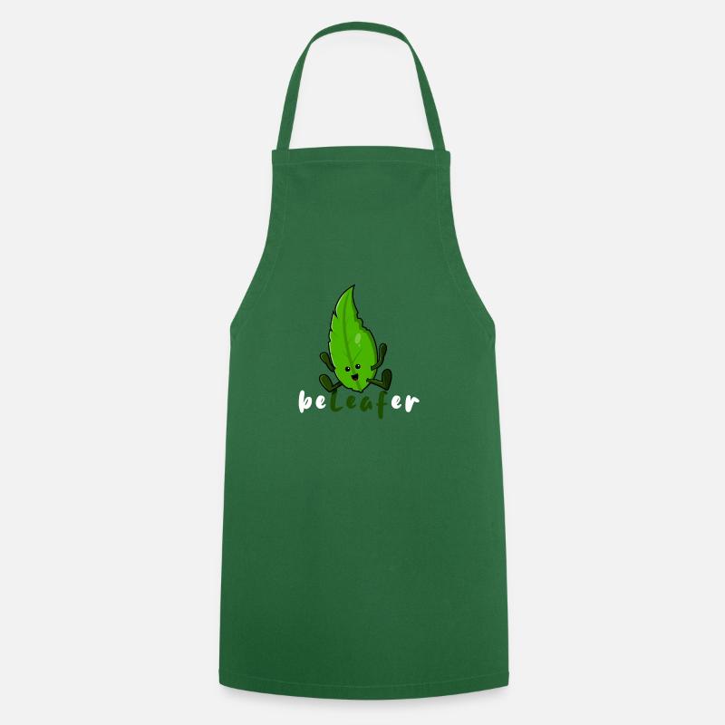 be-LEAF-er - Tablier de cuisine - vert foncé