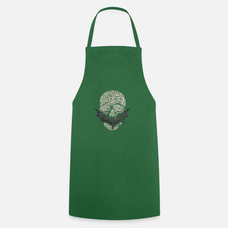 Beautiful Bat - Cooking Apron - green