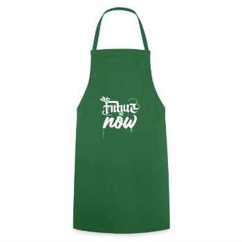 The Futur is Now - Ecology - Ecology - Cooking Apron - green - Front - AI Model Male 185 dark (185cm)