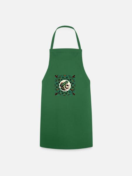 Retro-Frosch - Kochschürze - Grün