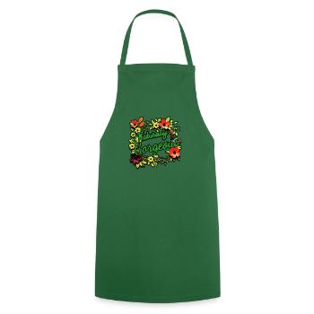 Naturally Gorgeous - Cooking Apron - green - Front - AI Model Male 185 dark (185cm)