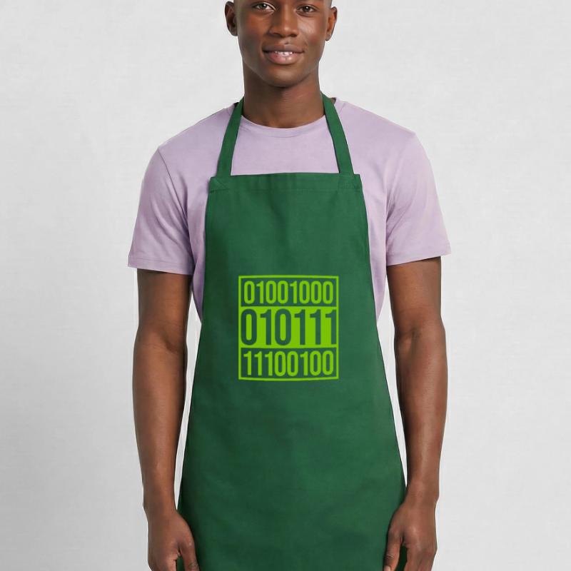 Binary Code Program Language Cooking Apron