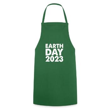 Earth Day 2023 - Cooking Apron - green - Front - AI Model Male 185 dark (185cm)