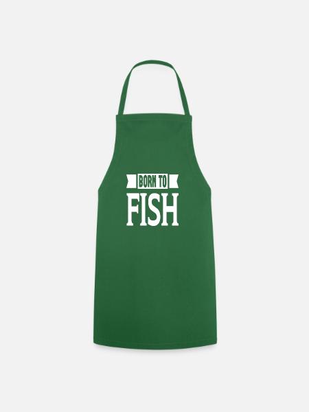 Born To Fish - Kochschürze - Grün