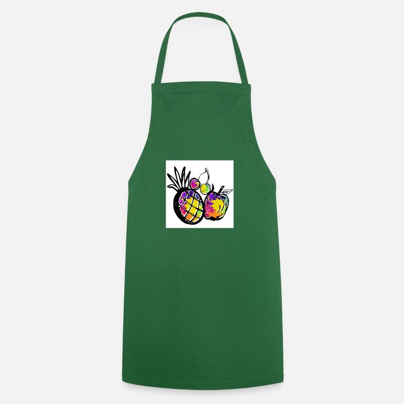 Fruit - Tablier de cuisine - vert foncé