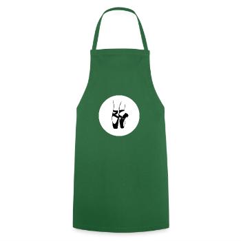 Dancing Dance Music - Cooking Apron - green - Front - AI Model Male 185 dark (185cm)
