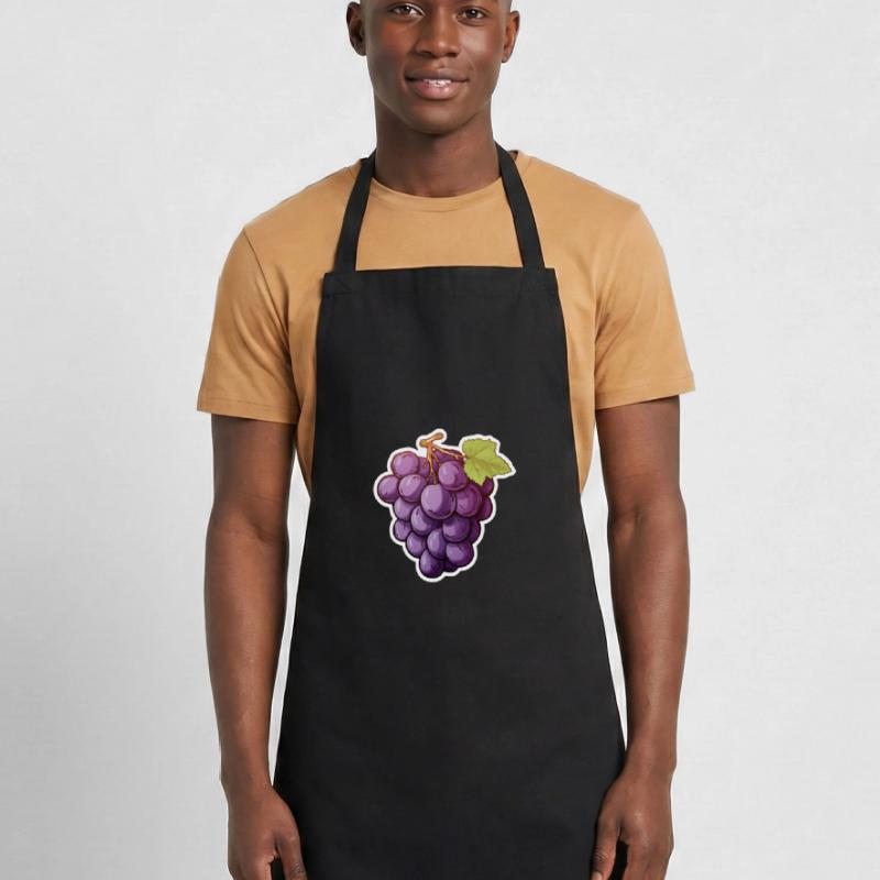 Weintraube oder dunkle Rebe Kochschürze