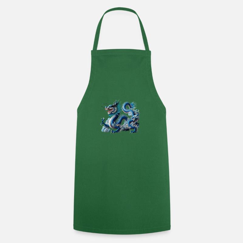 Dragon - Tablier de cuisine - vert foncé