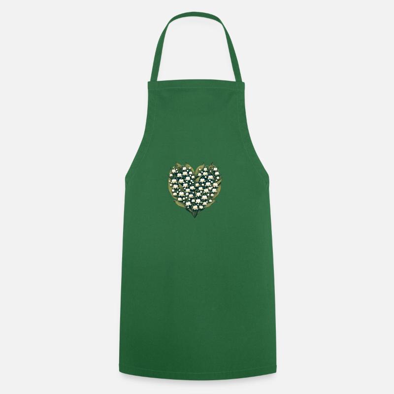 Muguet - Tablier de cuisine - vert foncé