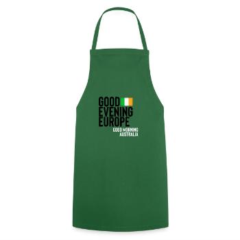 eurovision - Cooking Apron - green - Front - AI Model Male 185 dark (185cm)