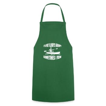 Rower Saying Rower Funny Rowing Club Rowing - Cooking Apron - green - Front - AI Model Male 185 dark (185cm)