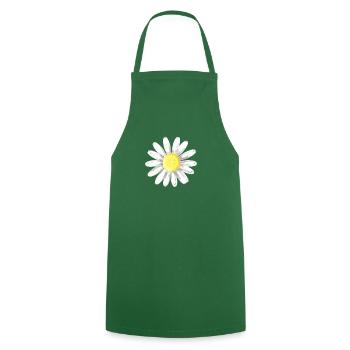 Marguerite - Tablier de cuisine - vert foncé - Devant - AI Model Male 185 dark (185cm)
