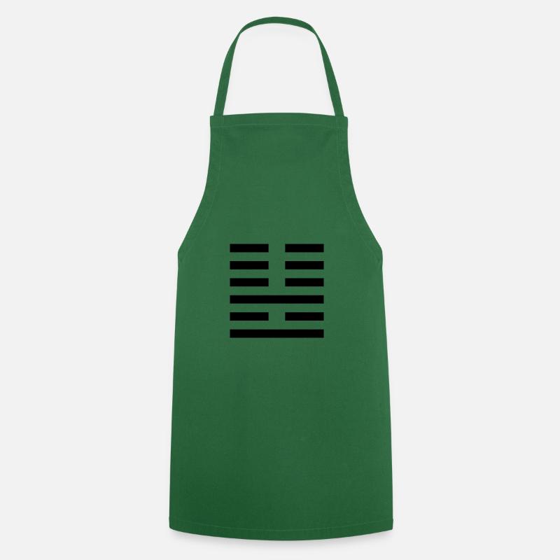 36 Ming I - The Eclipse of Light (Hex.) - Cooking Apron - green