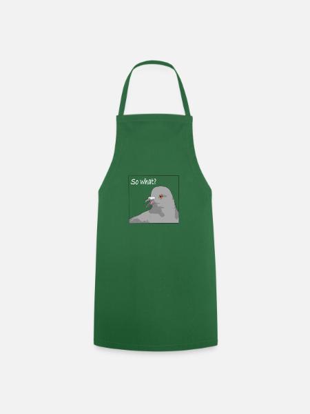 Pigeon - So what - Cooking Apron - green