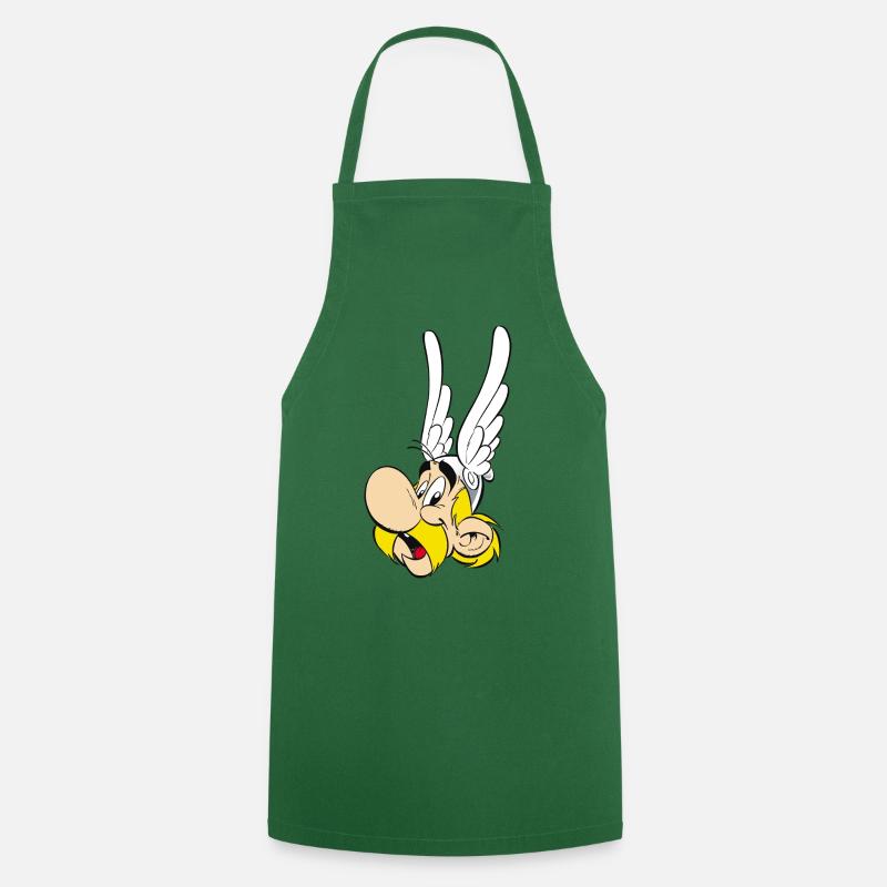 Astérix Portrait - Tablier de cuisine - vert foncé
