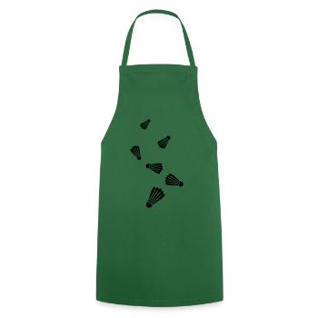 badminton - Tablier de cuisine - vert foncé - Devant - AI Model Male 185 dark (185cm)