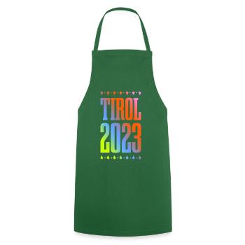 Tyrol 2023 - Tablier de cuisine - vert foncé - Devant - AI Model Male 185 dark (185cm)