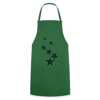 starfish icon icon - Cooking Apron - green - Front - AI Model Male 185 dark (185cm)