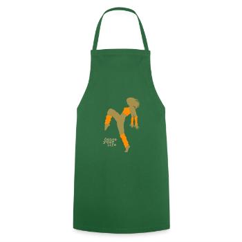 danse ta vie - Tablier de cuisine - vert foncé - Devant - AI Model Male 185 dark (185cm)