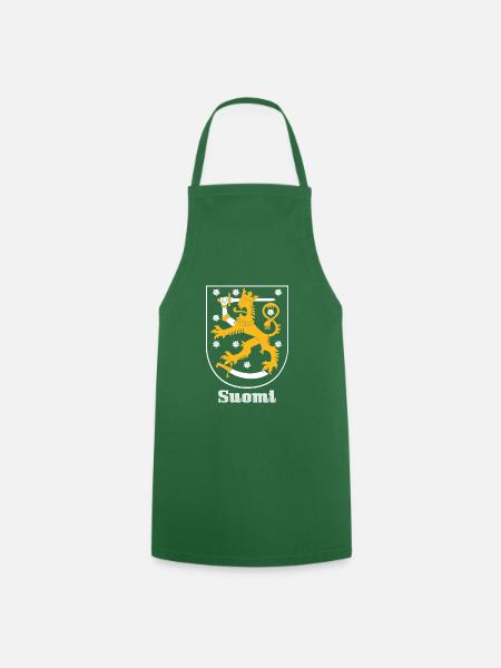 Finnland Wappen Shirt - Kochschürze - Grün