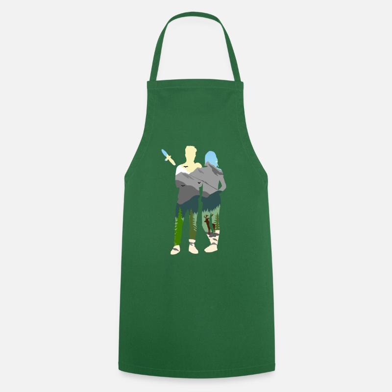 Hikers - Cooking Apron - green