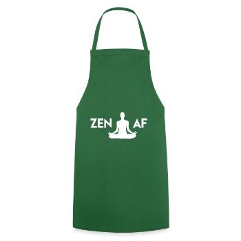 Yoga Zen As F - Kochschürze - Grün - Vorne - AI Model Male 185 dark (185cm)