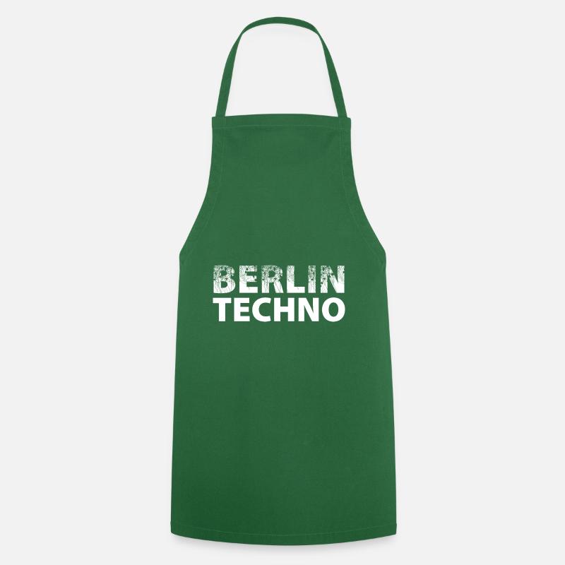 Berlin Techno - Kochschürze - Grün