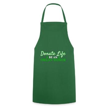 Donate Life Be An Organ Donor - Kochschürze - Grün - Vorne - AI Model Male 185 dark (185cm)