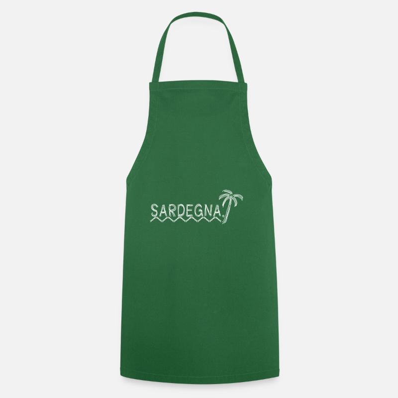 Sardaigne - Tablier de cuisine - vert foncé