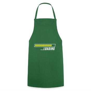 loading bar icon - Cooking Apron - green - Front - AI Model Male 185 dark (185cm)