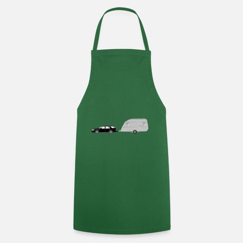 Car-Caravan - Cooking Apron - green