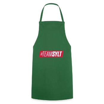 hashtag de l'équipe sylt - Tablier de cuisine - vert foncé - Devant - AI Model Male 185 dark (185cm)