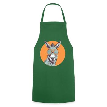 Donkey Sunglasses, Field Horse, Mule, Mule - Cooking Apron - green - Front - AI Model Male 185 dark (185cm)