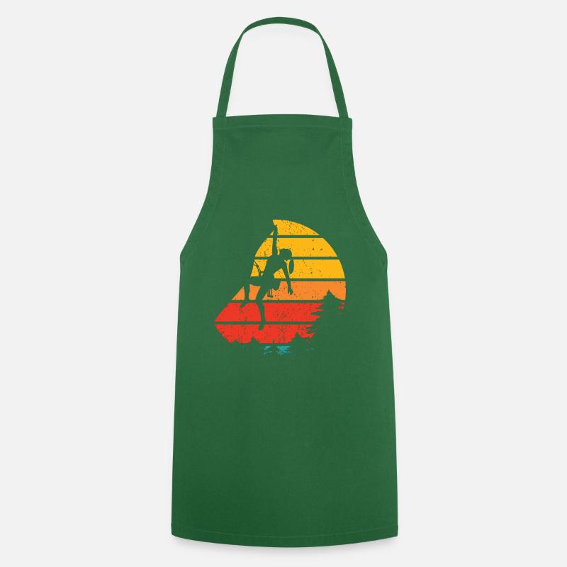 Trad Climbing Rock Climbing - Cooking Apron - green